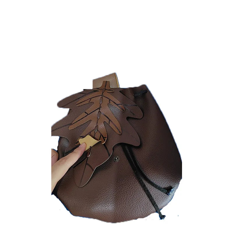 Renaissance Belt Pouch Leather Pouch Steampunk Waist Bag Medieval Leather Belt Pouch Fanny Pack Hip Bag Vintage Belt Bag
