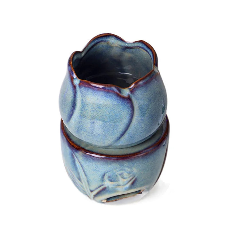 Tulip Ceramic Essential Oil Incense Burner Candle Oil Incense Burner Home Fragrance Accessories home decorations