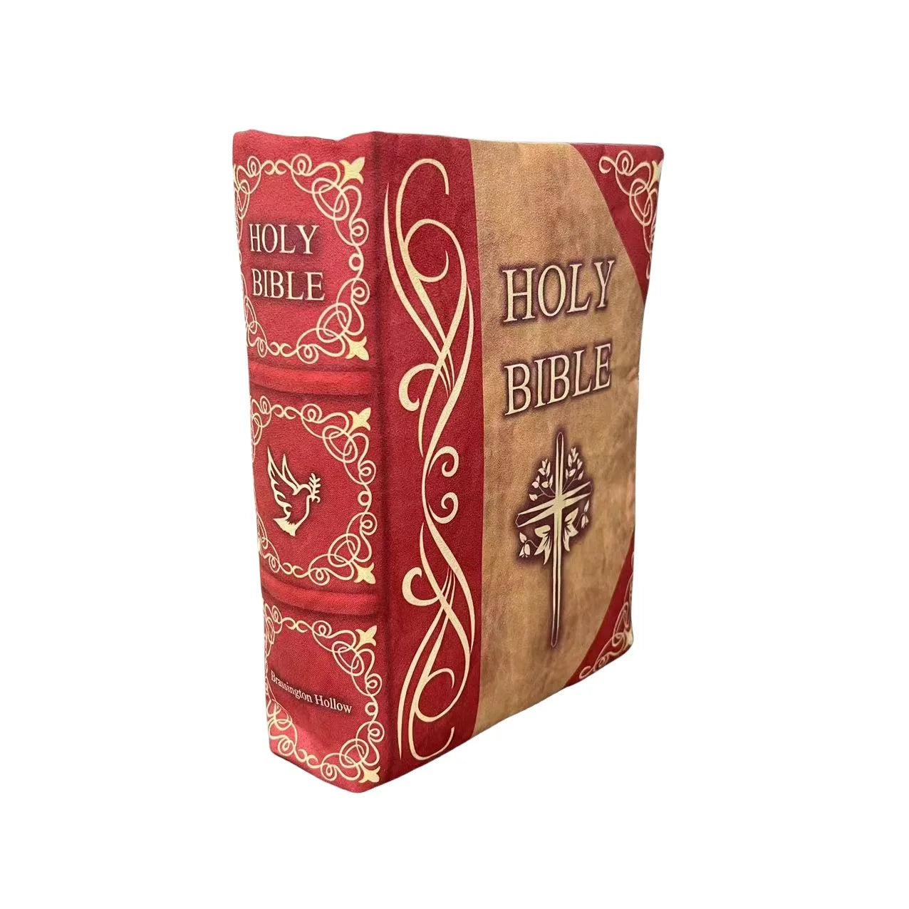 Holy Bible Pillow Book Plush That Opens Bible Verse Pillow Soft Plushies Book Pillow Bible Christian Gifts for Kids Children