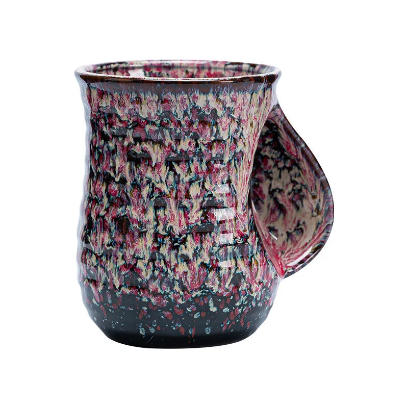 Ceramic  Makeup Cup High Beauty Water Cup   Couple Cup Latte Cup Warm Hand Cup