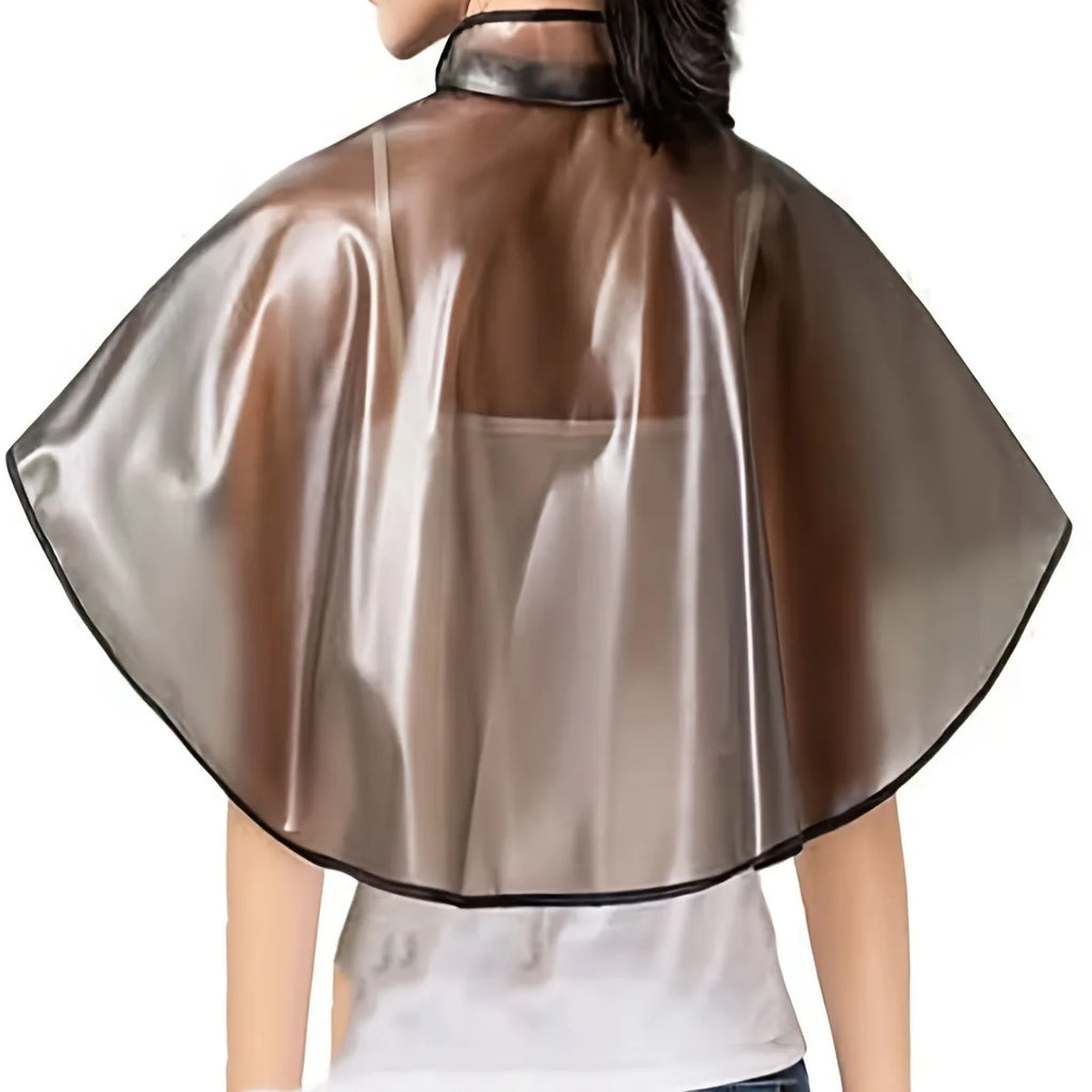 Men's and women's waterproof hair salon shawl, suitable for hairdressing, shampooing, dyeing hair, professional styling apron