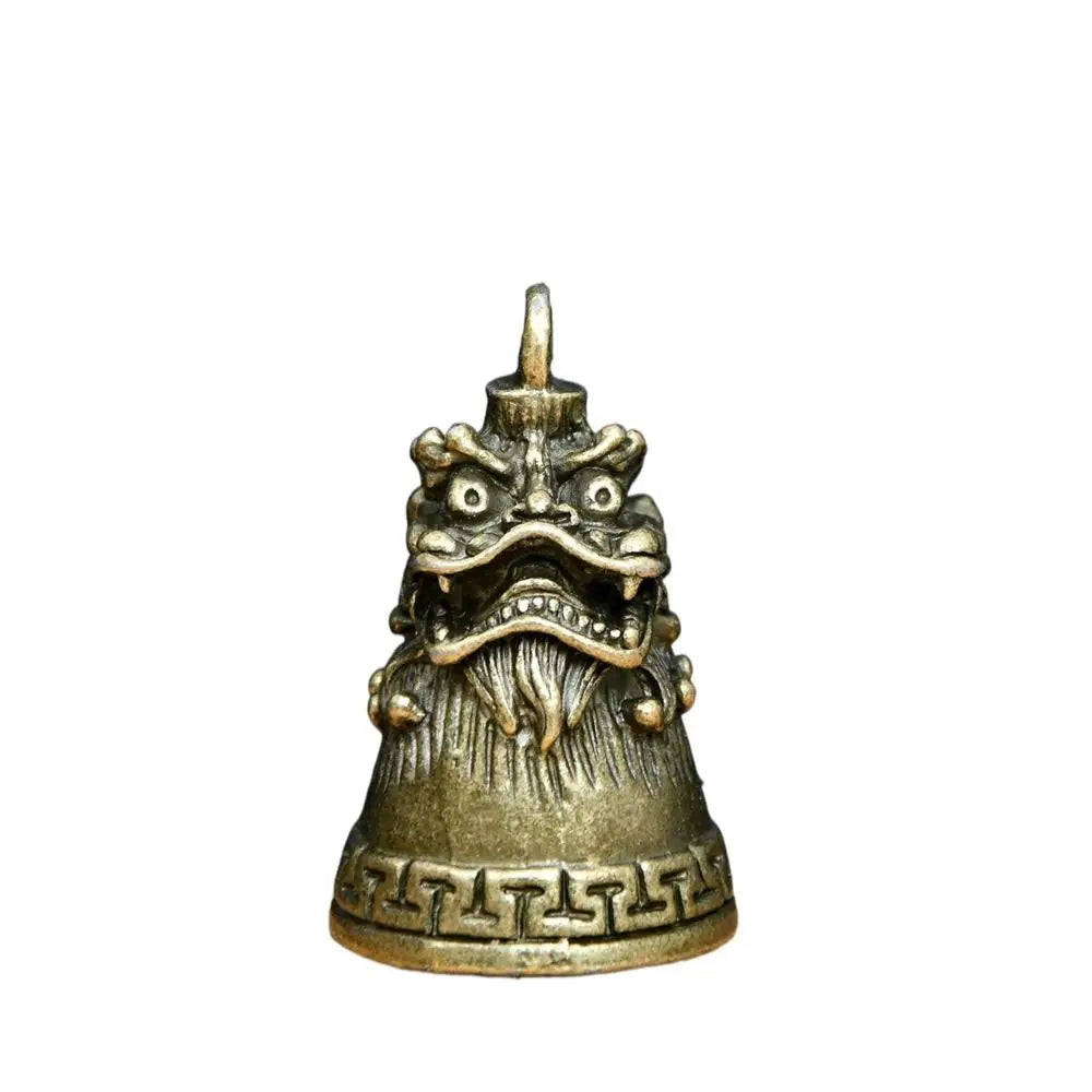 Decoration Brass Handicraft Bell Key Car Button Wind Bell Tibetan Bronze Bell Creative Gift Home Decoration Pendant Christmas