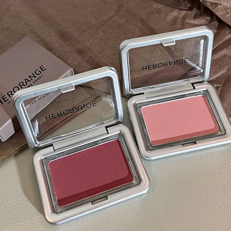 5 Colors Cream Blusher Powder Palette Natural Long Lasting Makeup Rouge Clear Peach Pink Cheek Contouring Korean Blush Cosmetics
