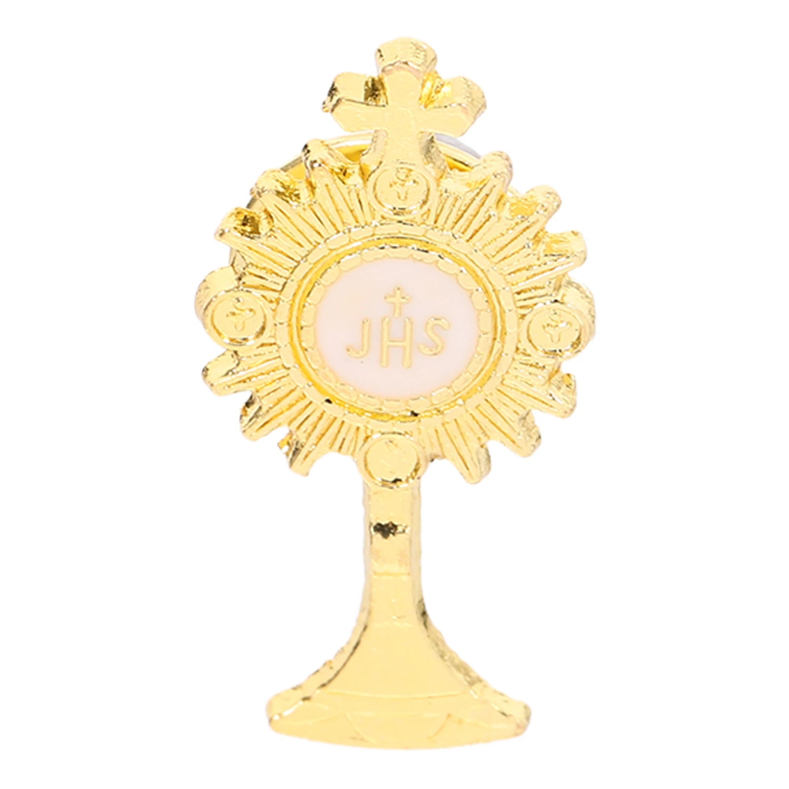 First Communion Breastpin Chalice Cross Pin Religious Brooch Enamel Lapel Tie Pin Jewelry Accessories Holy Communion Keepsake