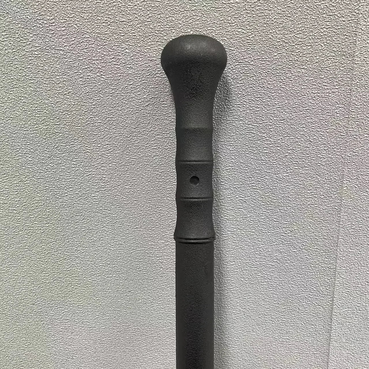 Outdoor Multifunctional Mountaineering Staff Plastic Solid Head Hiking Anti Slip Short Cane Defense Car Tools