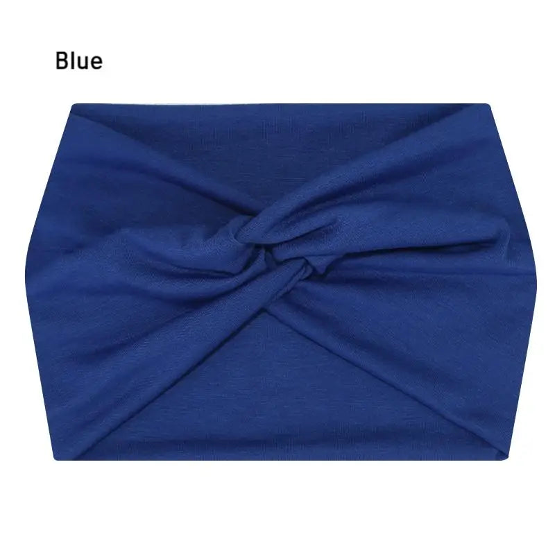 Wide Elastic Headband Hairband Pilates Yoga fitness Running Cycling Sweatband Turban Makeup Hair Hoop Makeup Headwrap for Women