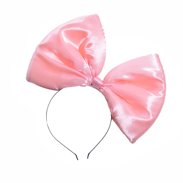 Women Girls  Bridal Big Hair Bow Knot Headband band  Hoop for Birthday Wedding  Cosplay Costume Party  Christmas