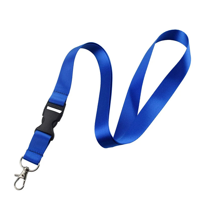 50 PCS Customized Logo Lanyard Full Color Printing Company Logo 2cm Wide Personalized Neck Strap For Key Chain Staff ID Card
