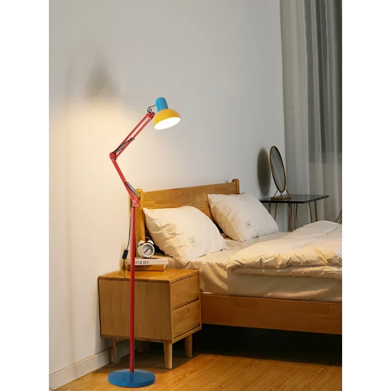 Minimalist Lovely LED Floor Lamps Minimalist Colorful Standing Lights for Kids Room Study Room Decor Lighting Fixture