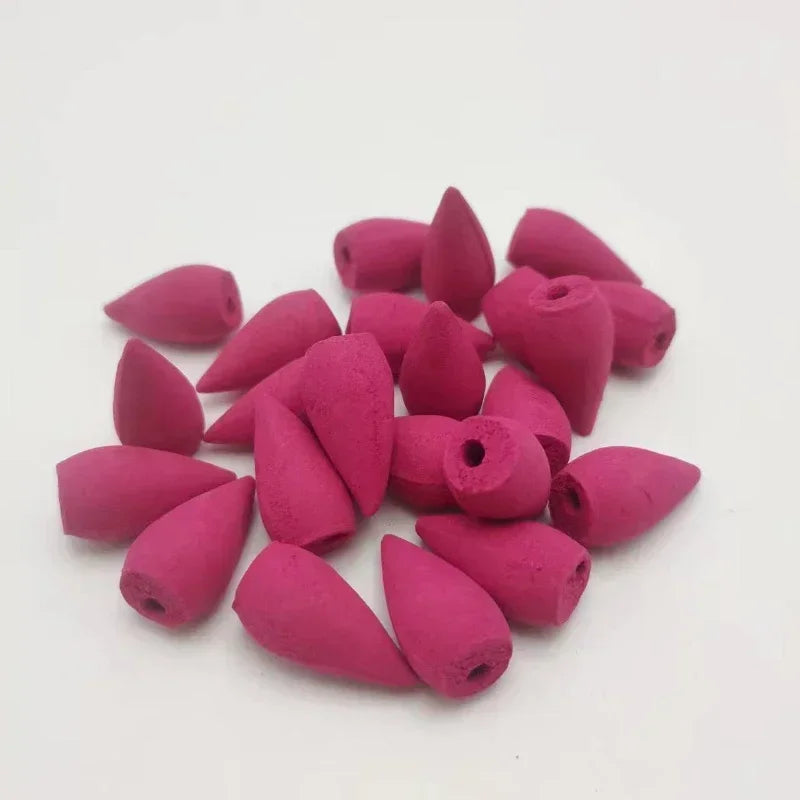 Natural Waterfall Incense Cones Reflux Tower Incense for Burner Smoke Backflow Cone Fragrance Jasmine Lavender Aromatherapy