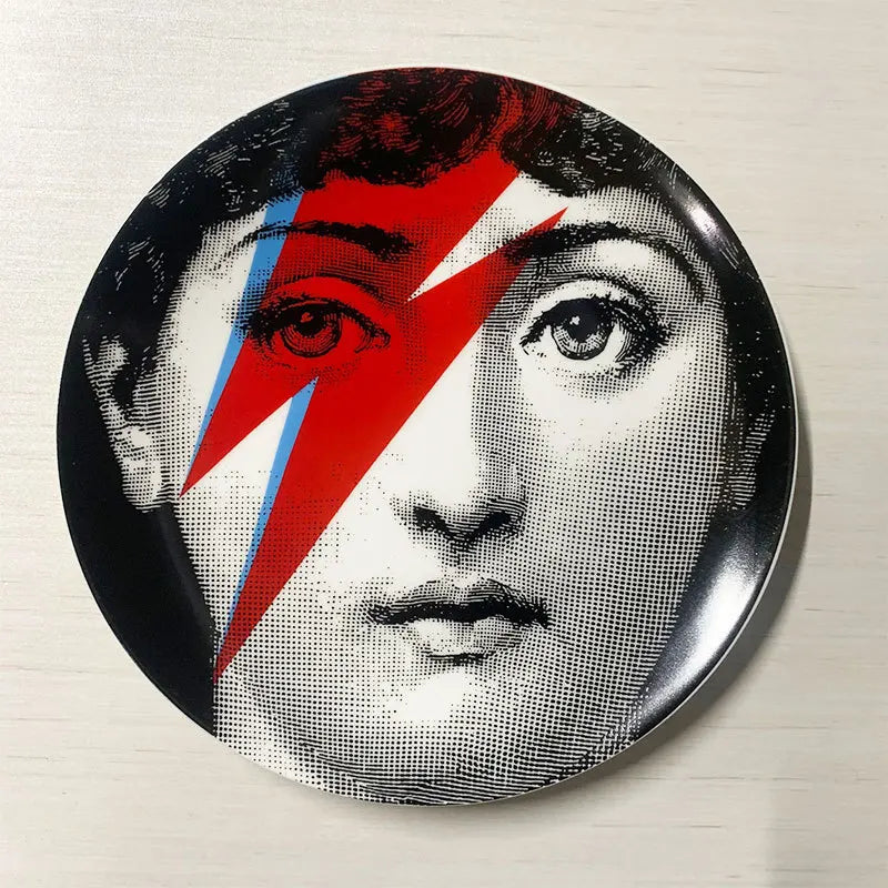 Artistic Ceramic Dinner Plates, Luxury Tableware with Unique Patterns, Perfect for Home Dining & Special Occasions
