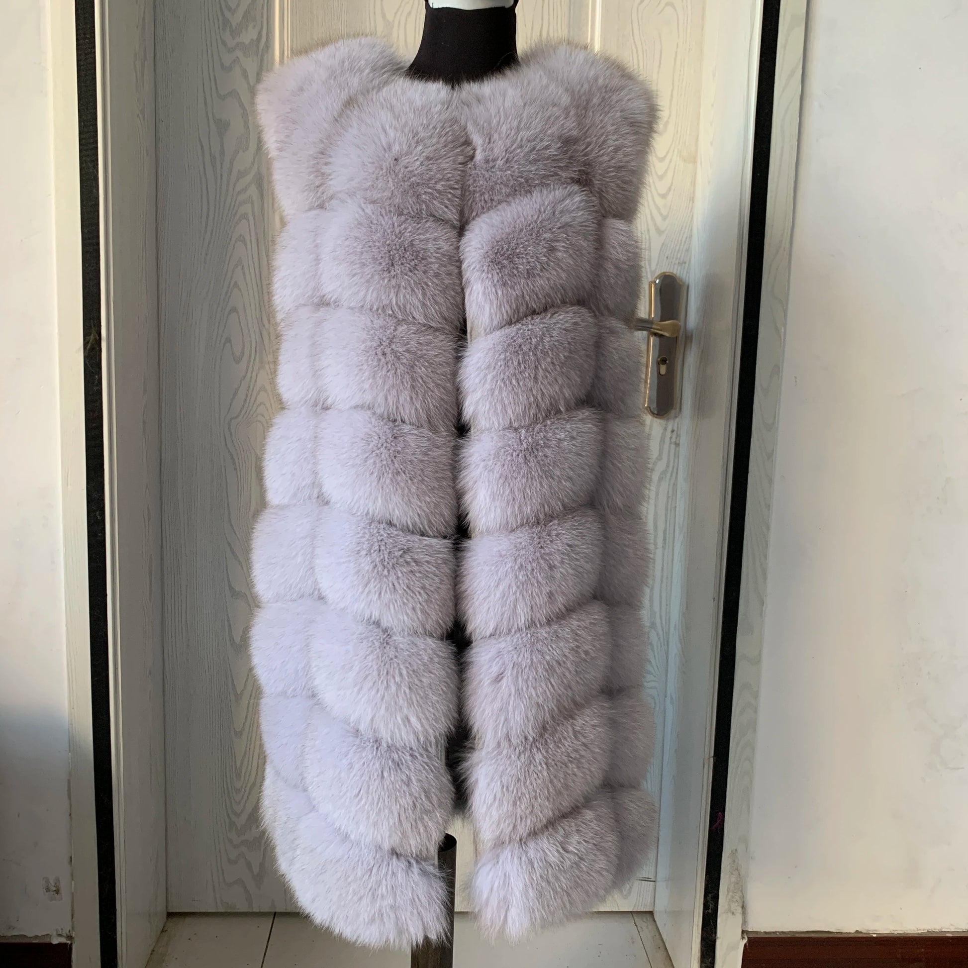 Natural Fox Fur Vest Lady Warm Vest Multicolor 100% Natural Fur Coat fox fur vest real fur vests sleeveless real fox fur coats