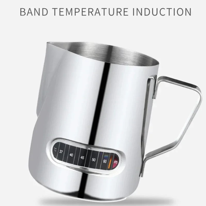 350/600ml Milk Jugs Fashion Stainless Steel Milk Craft Milk Frothing Pitcher Coffee Latte Frothing Art Jug Pitcher Mug Cup