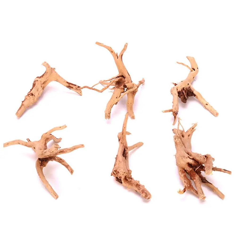 1 Pc Wood Natural Trunk Driftwood Tree Aquarium Fish Tank Plant Stump Aquarium Fish Tank Ornament Landscaping Decoration