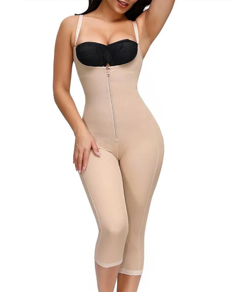 Colombian Girdles Shapers Post Surgical Waist Trainer Women's Open Bust Tummy Control Shapewear Thigh Trimmer Butt Lifter Fajas