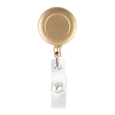 Aluminum Alloy Card Holder Retractable Badge Reel Lanyard Employee Staff Name ID Card Card Holder Business Supplies