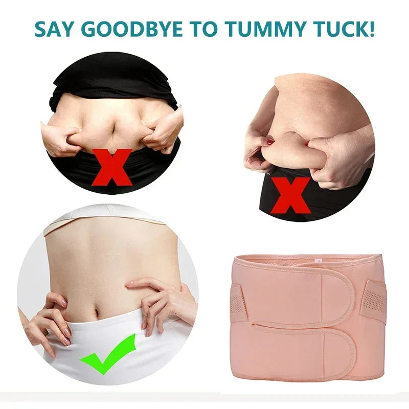Postpartum Girdle C-Section Recovery Belt Back Support Belly Wrap Belly Band Shapewear Abdominal Binder Post Surgery Cinchers