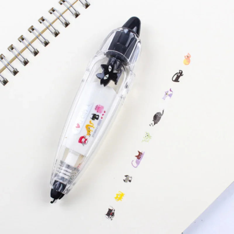 1pc Cartoon Kawaii Correction Tape for Children Students Staff Press Type Correction Tape Paper Stationery DIY