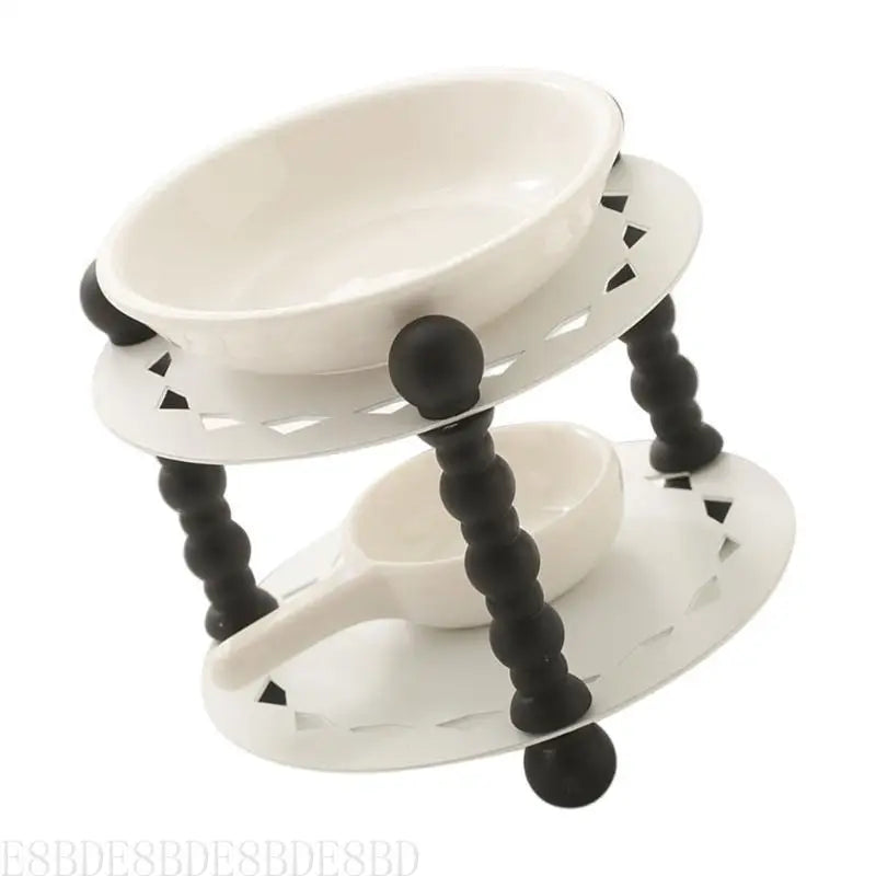 E8BD Ceramics Essential Oil Burners Fragrances Lamp with Spoon for Home Decors