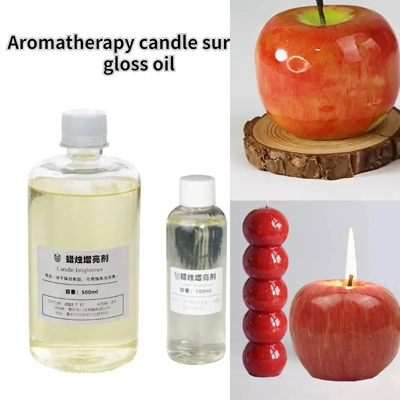 NEW Reusable Mirror Light Oil Candle Surface Non-flame Retardant Brightener DIY Aromatherapy Candle Gloss Treatment Raw Material