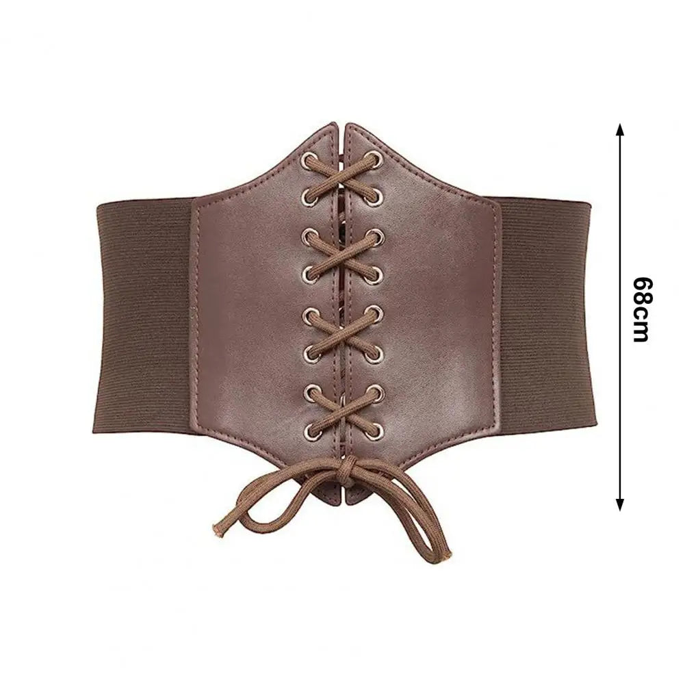 Medieval Wide Leather Armor Belt Steampunk Waist Costume Accessory Women Men Viking Knight Antique Waistband For Cosplay