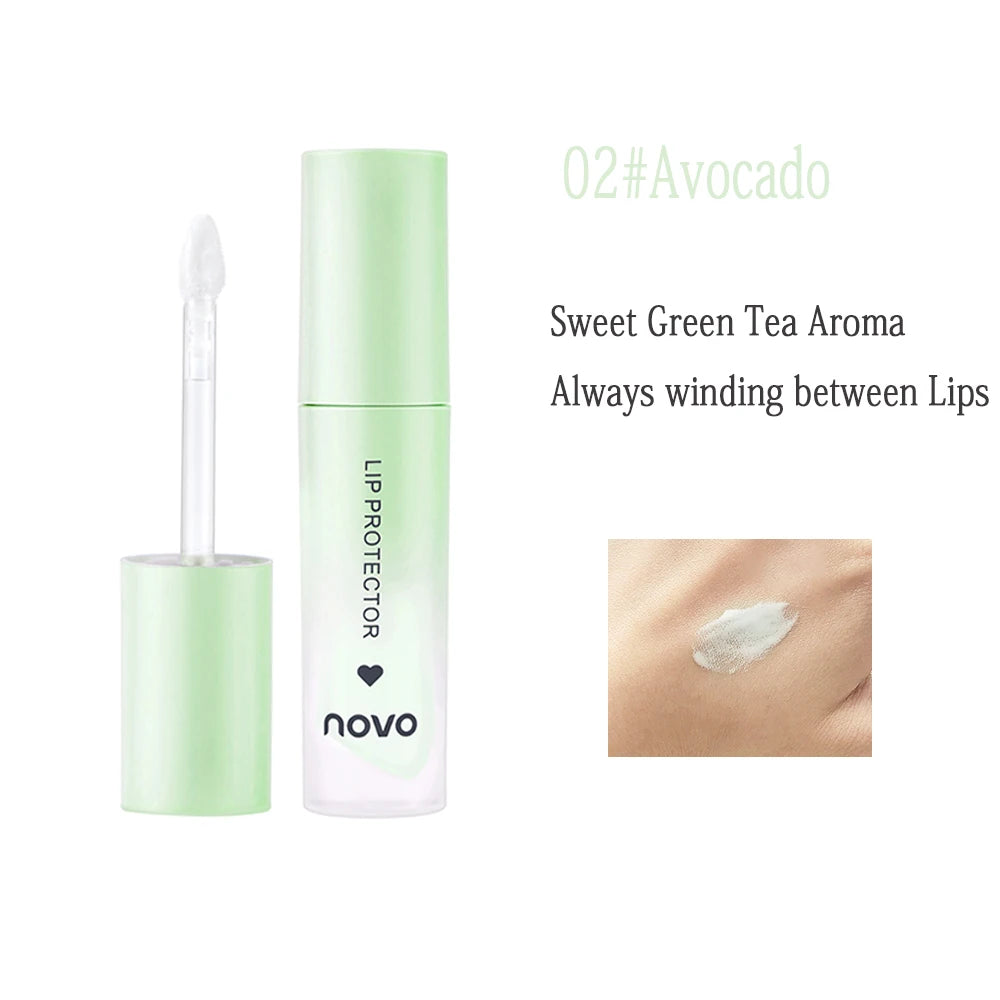 Cute Fruit Lip Balm Peach Tea Color Lip Gloss Natural Lasting Moisturizing Lighten Lip Lines Color Changing Jelly Plump Lip Care