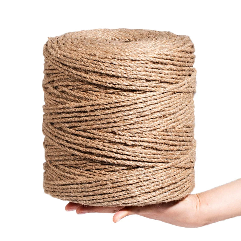 Natural Vintage Jute Rope String 1/2/3/4/5/6/8/10mm DIY Jute Cord  Twine Ribbon Crafts Sewing Handwork Gift Wrap Home Decoration