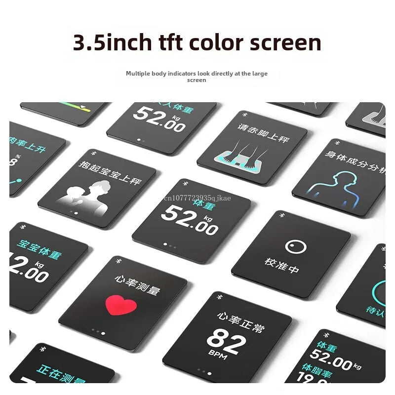 Xiaomi Mijia Body Fat Scale S400 Pro TFT Color Screen Bluetooth5.1 3.5in Smart Home Body Composition Scale Work with Mi Home App