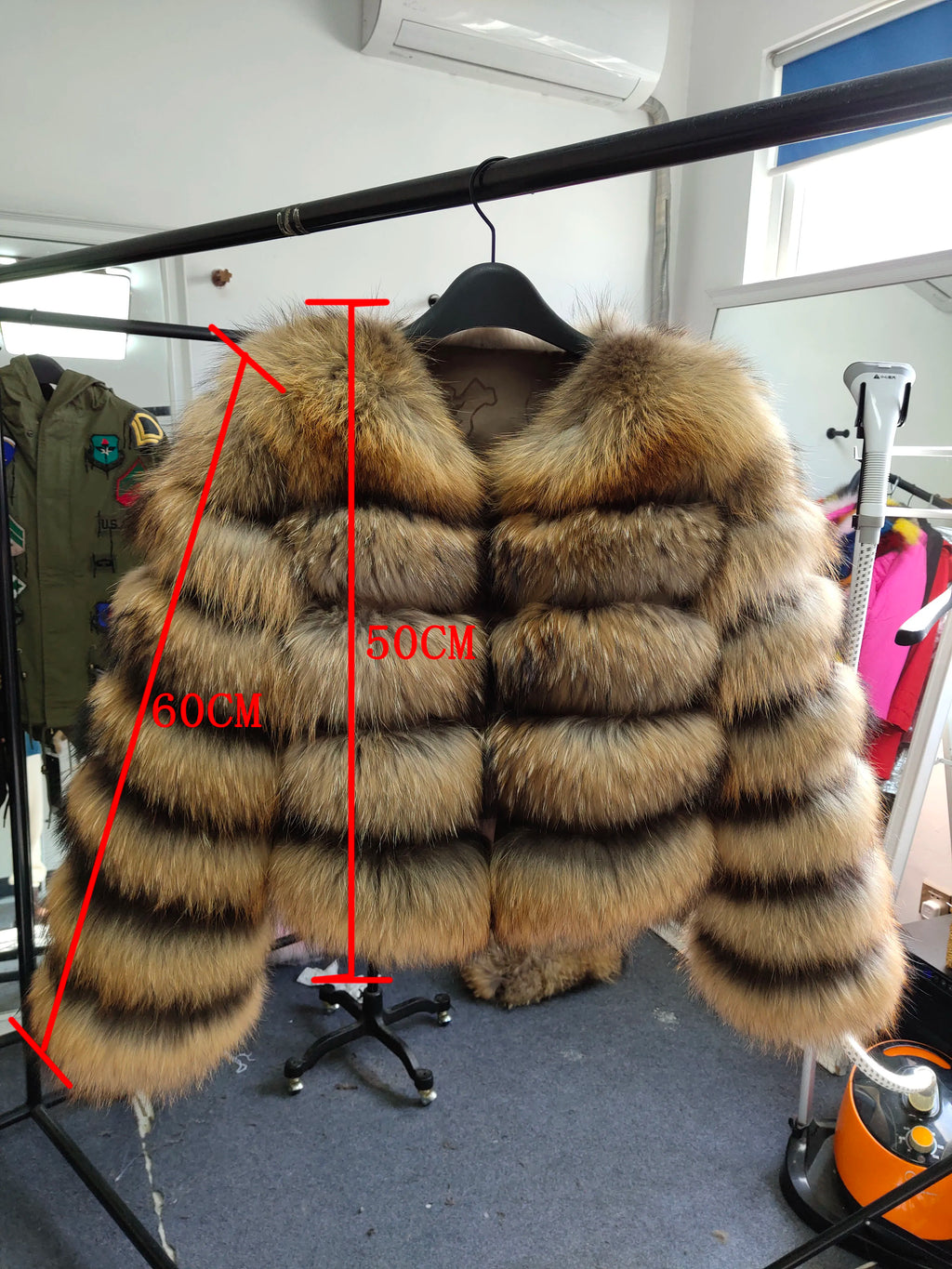 2024 new natural fur premium luxury winter real fur coat