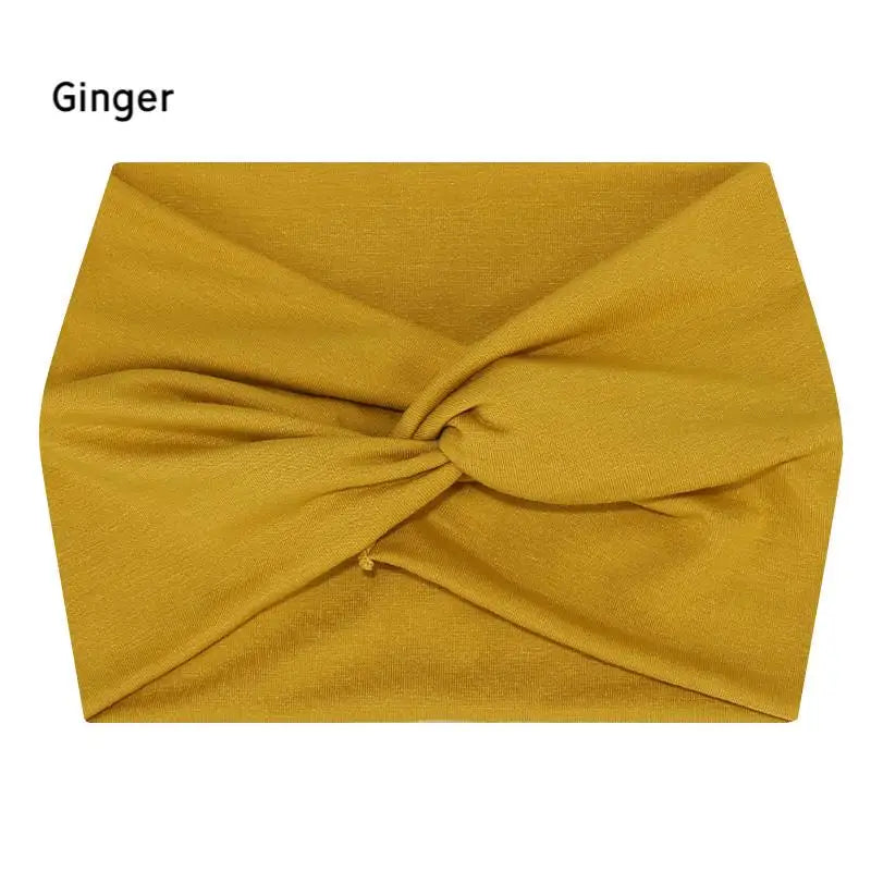 Wide Elastic Headband Hairband Pilates Yoga fitness Running Cycling Sweatband Turban Makeup Hair Hoop Makeup Headwrap for Women