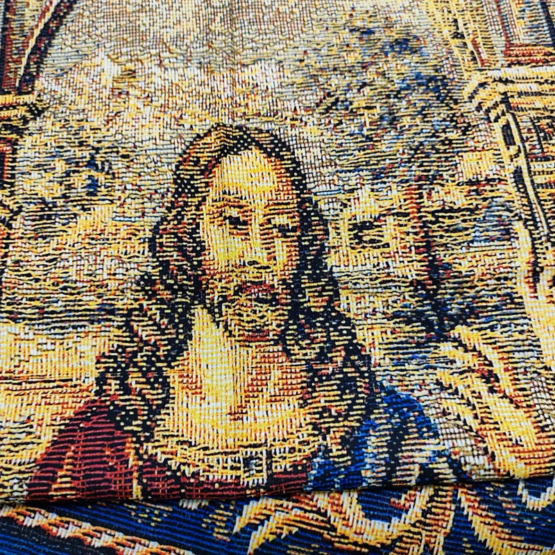 Jesus Tapestry  Home Decor Last Supper Wall Hanging Christ Artistic Polyester Fabric Cottage Dorm Wall Art  Home Decoration