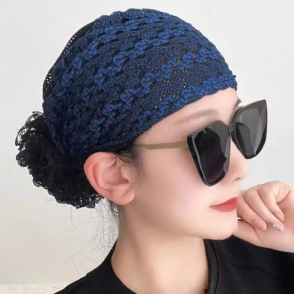 Woman Muslim Headscarf Cap Headband African Head Wraps Elegant Retro Turban for Ladies Beanies Caps Muslim Headpiece