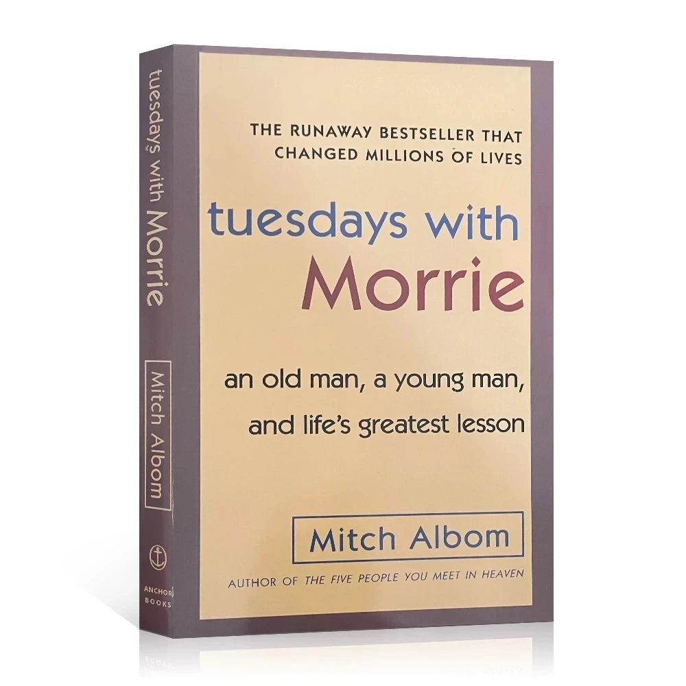 Tuesdays With Morrie Life's Greatest Lesson Book by Mitch Albom The Meaning of Life Adult English Reading Books