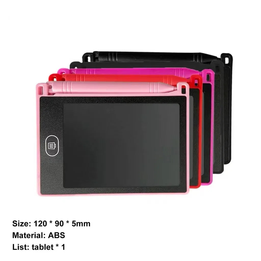 4.4-Inch Portable Liquid Crystal Writing Children's Chalkboard Monochrome Electronic Drawing Board Graffiti Toy