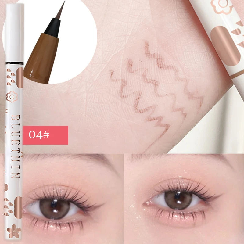 Eyeliner Lying Silkworm Pencil Undercover Draw Down To Non-Smudge Fine Natural Long-lasting Waterproof Eyes Liner Beauty Makeup