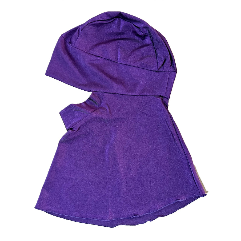 Muslim Women's Headscarf Hat Cap with Hood Middle East Style Swimwear Hui People Cultural Accessory for Ladies