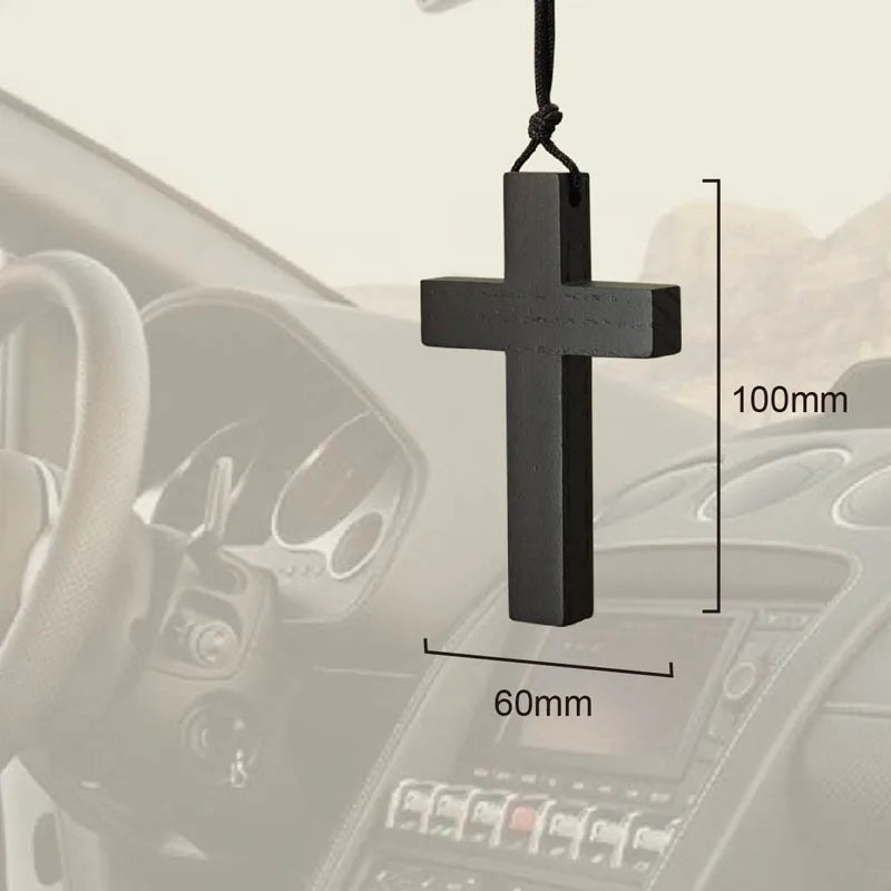 Catholic Gift Wooden Crosses For Wall Black Wood Cross Church Decoration Crucifix Wall Antique Wooden Cross Pendant Jesus Jezus