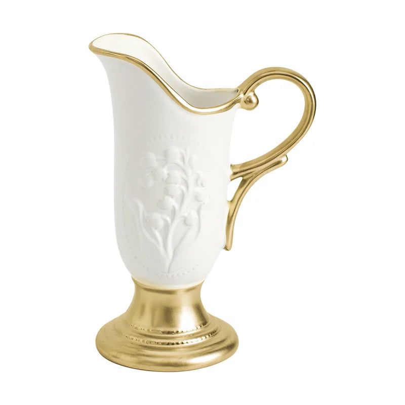 Medieval Ceramic Vases With High Sense Of French Art Ins Wind High Value Creative Ornaments Hydroponics Vase Retro.