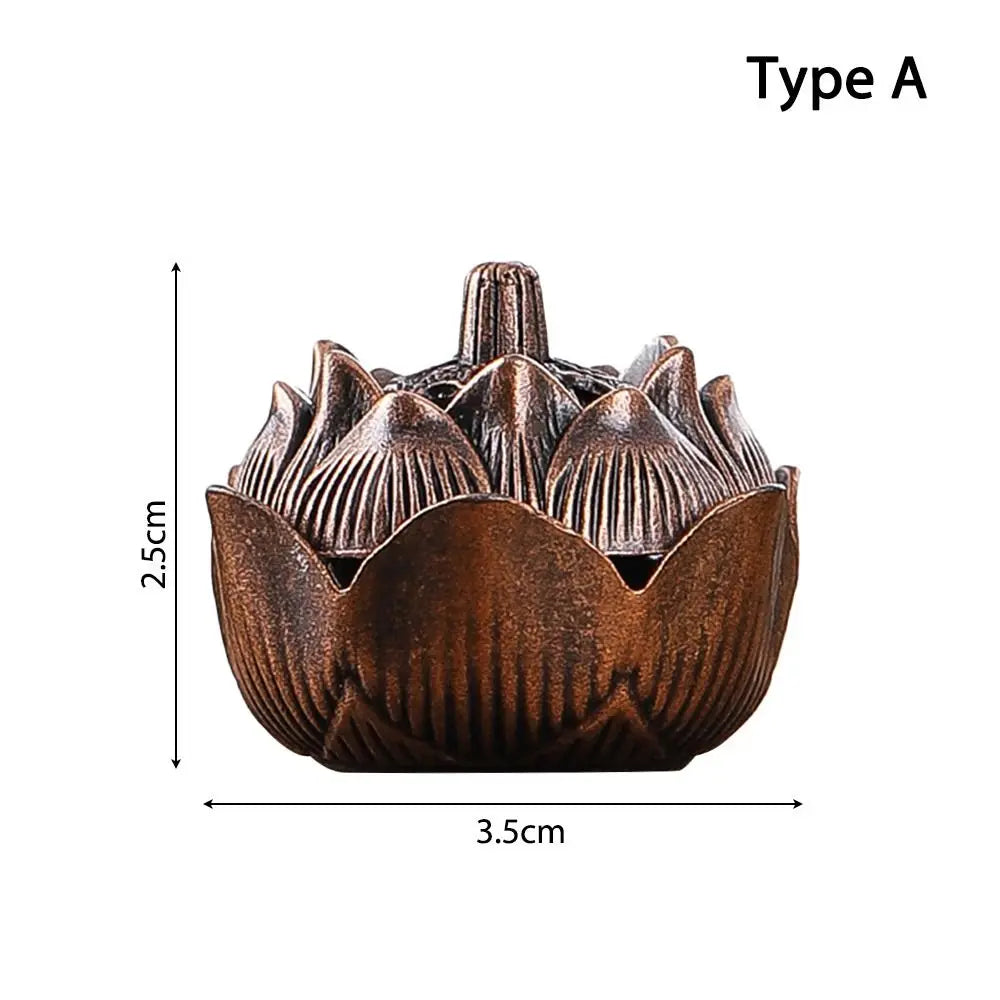1Pc Chinese Style Incense Burner Alloy Tiny Teapot Shape Incense Holder Home