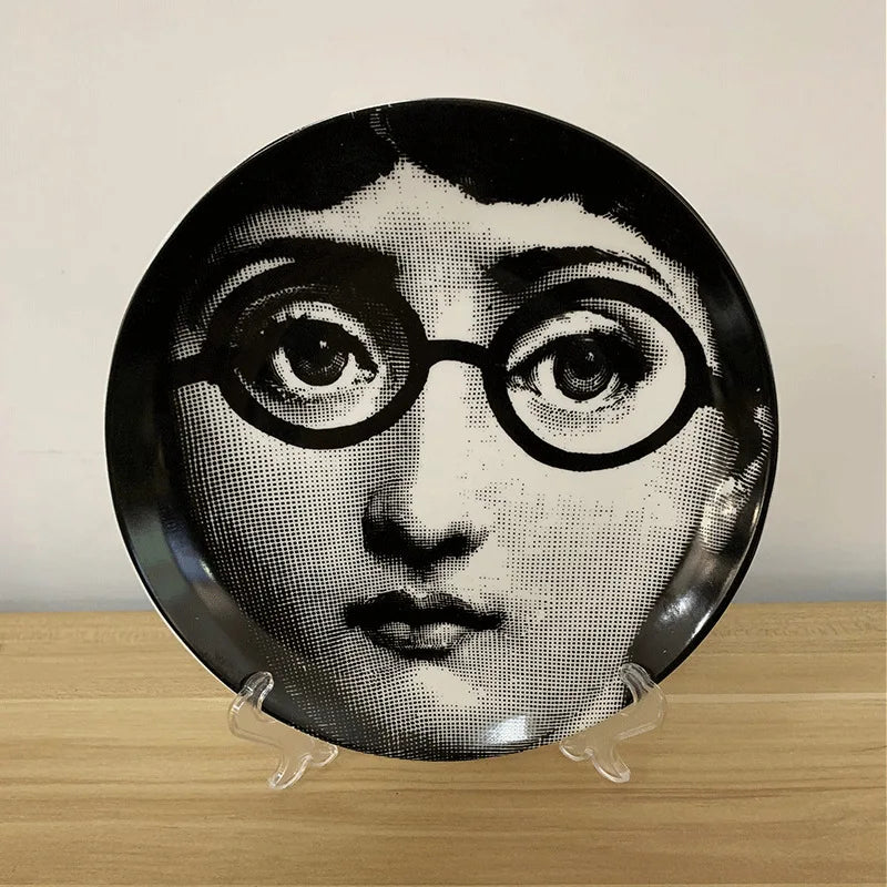 Artistic Ceramic Dinner Plates, Luxury Tableware with Unique Patterns, Perfect for Home Dining & Special Occasions