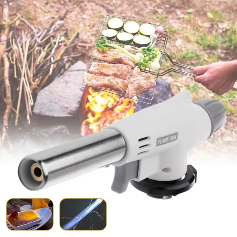 2023NEW Torch Cooking Natural Gas Welding Burner Heating Welding Gas Burner Flame Gas Torch Blow for BBQ