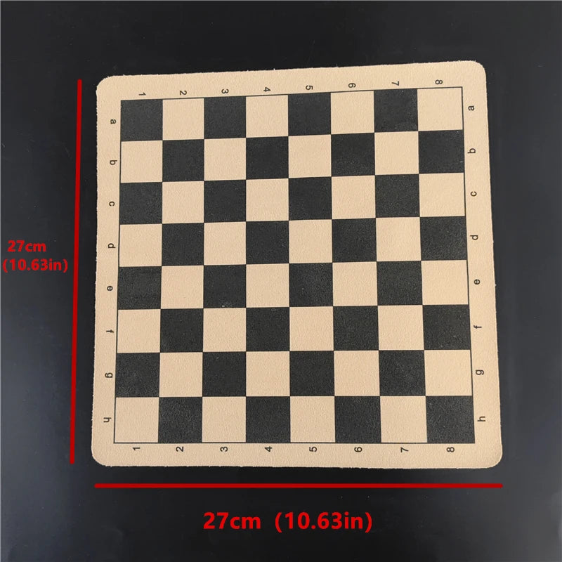 Terra Cotta Warriors Antique Small Chess Pieces Chess Leather Chess Board 27cm (10.63in) Handmade Characters Parent Child Games