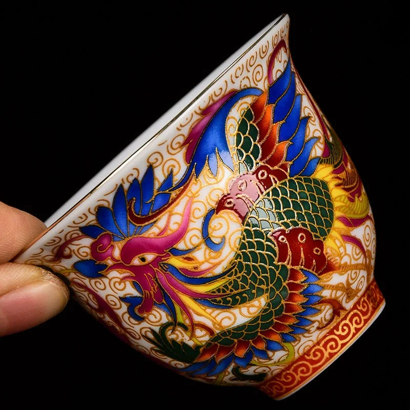 Ancient China Porcelain Vintage Aesthetic Cups Teeware Teware A Cup Of Tea Mugs Ceramic Accessories Handmade For Oolong Puer