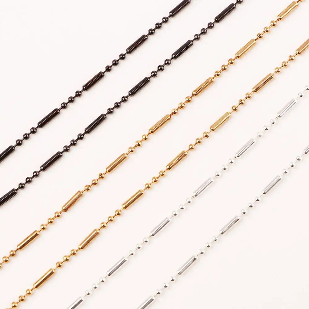 Trendy Simple Minimalist Female Neck Straps Alloy Mask Cord Holders Sunglasses Lanyards Eyeglass Chain Bead Mask Chains