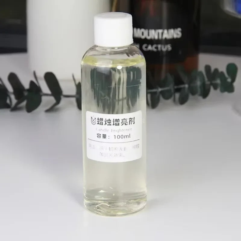 NEW Reusable Mirror Light Oil Candle Surface Non-flame Retardant Brightener DIY Aromatherapy Candle Gloss Treatment Raw Material