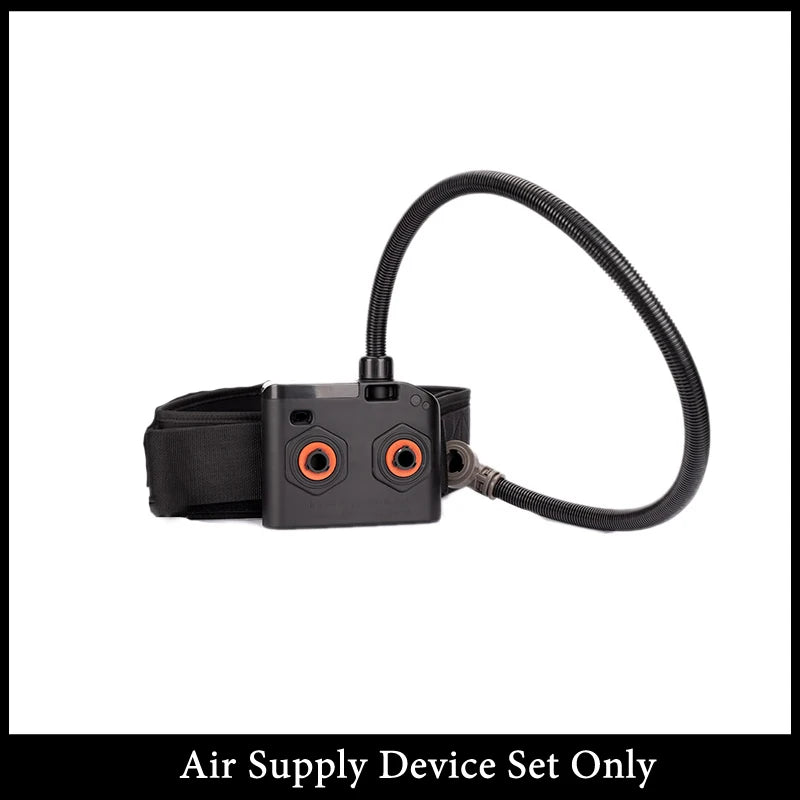 Portable Electric Air Supply Respirator 6800 Full Face Dust Gas Mask Dual Filters For Spraying Painting Polishing Work Safety