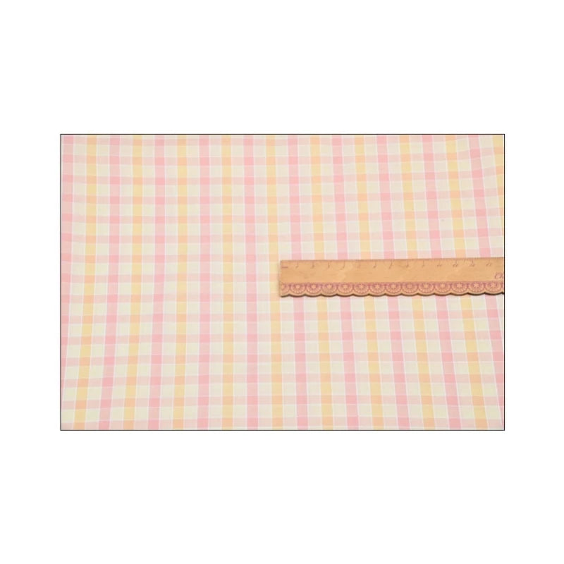 100% Cotton Yarn Dyed Plaid Fabric, Handmade DIY Garment Dress Children Cloth, CR-55