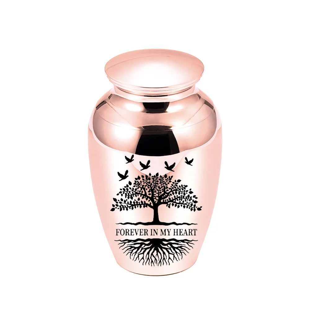 Cremation Urn for Human Ashes, Adult Memorial Urn, Funeral Keepsake Urns for Men Women,Tree of Life Decorative Urns