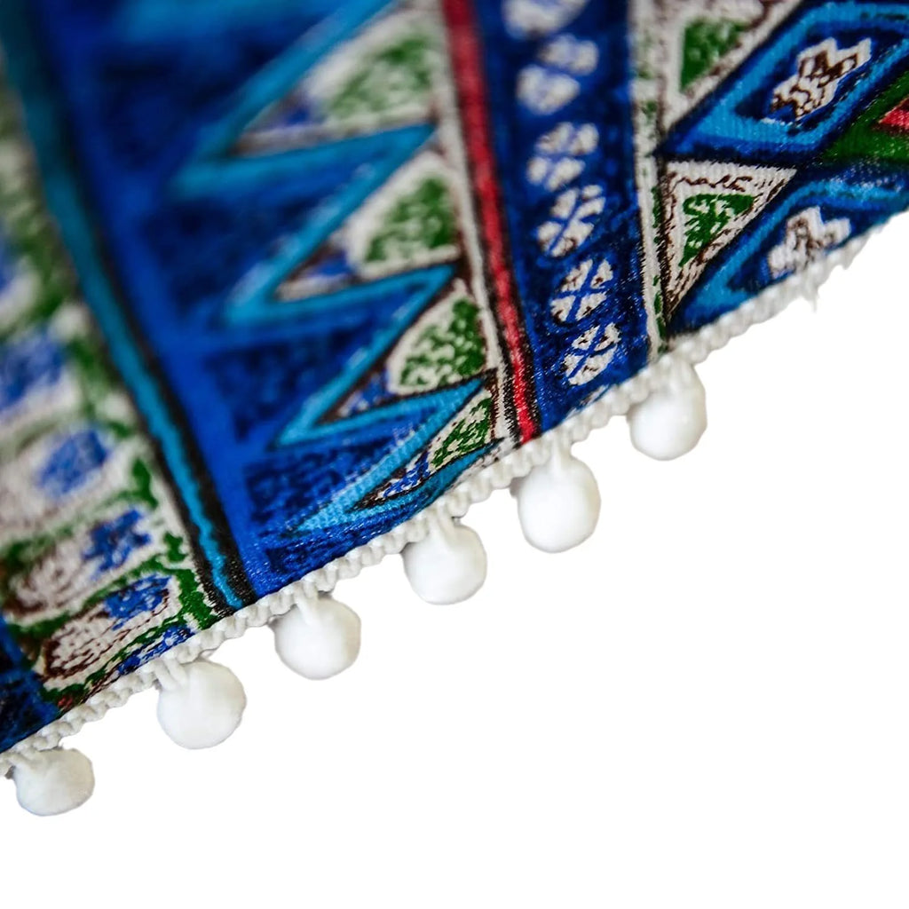 European American cotton linen table cloth minority style Bohemia Southeast Asia party anti-slip wear-resistant linen tablecloth