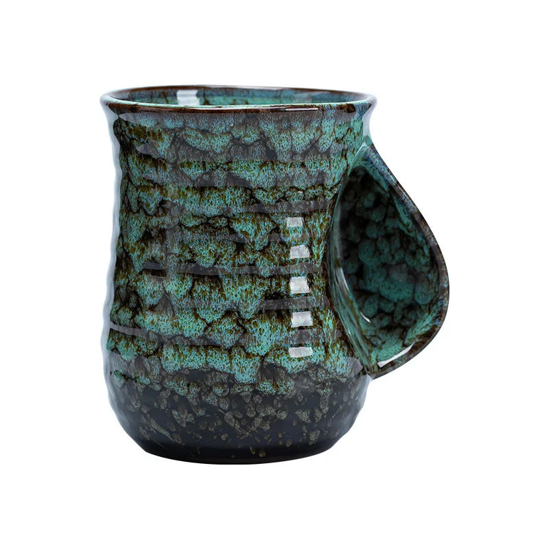 Ceramic  Makeup Cup High Beauty Water Cup   Couple Cup Latte Cup Warm Hand Cup